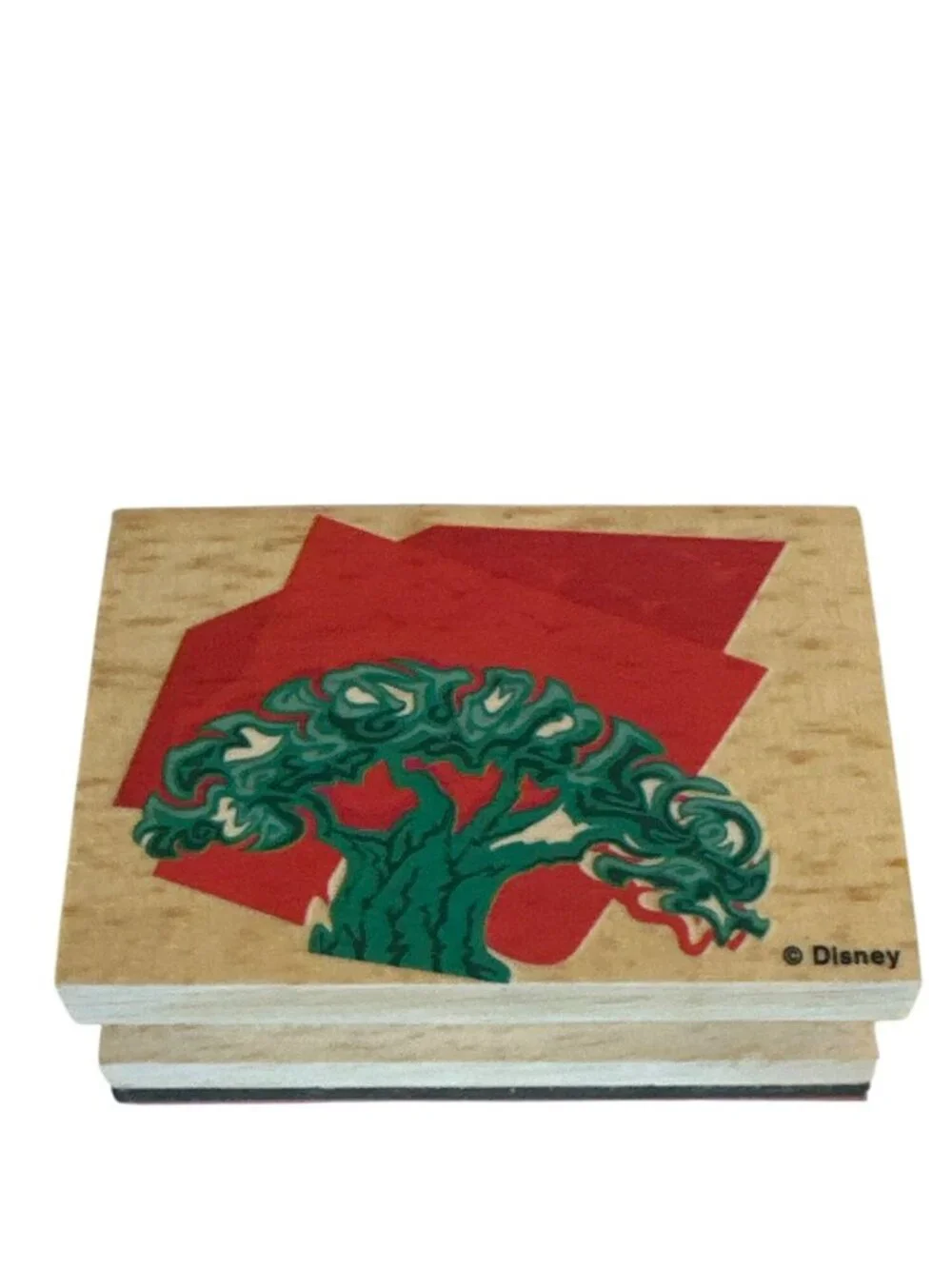 Disney Parks Wooden Rubber Stamps 4 Epcot Tree Of Life Castle & Sorcerer Hat